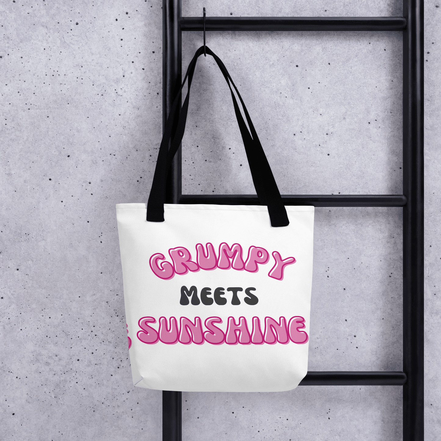 Grumpy Meets Sunshine Tote bag