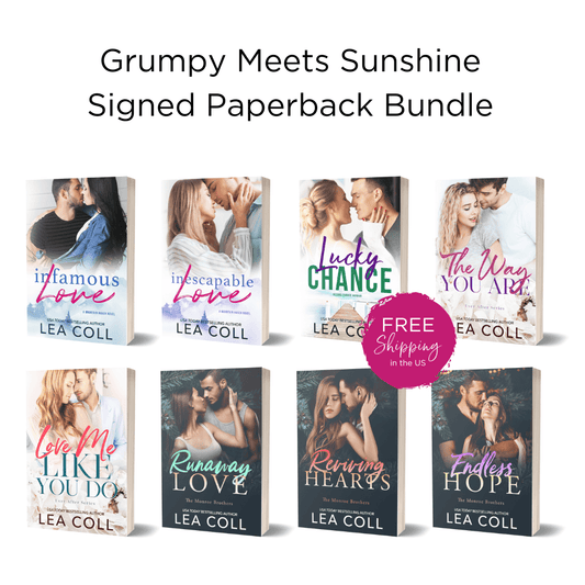 Grumpy Meets Sunshine Signed Paperback Bundle