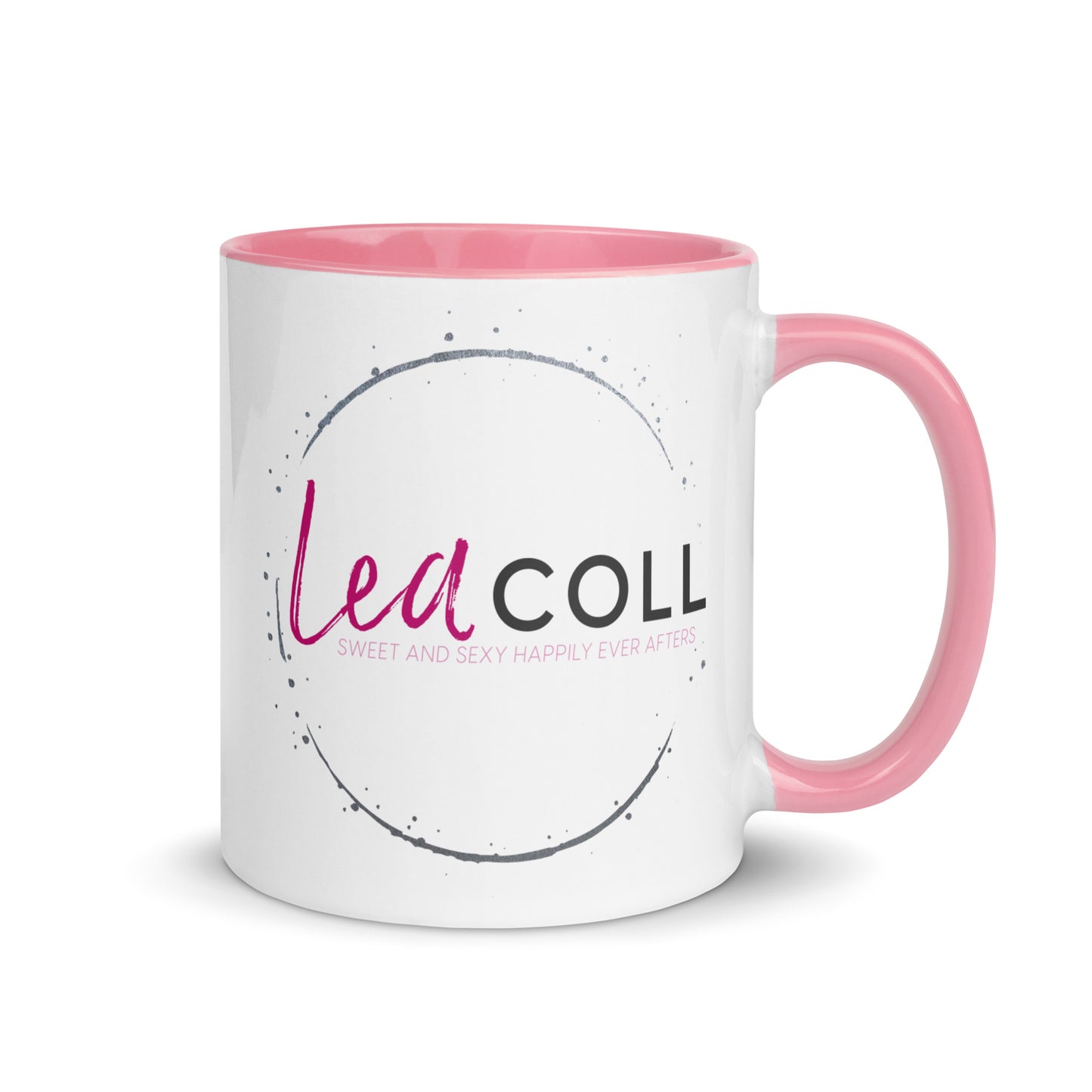 Lea Coll Circle Logo Pink Accent Mug (11 oz.)