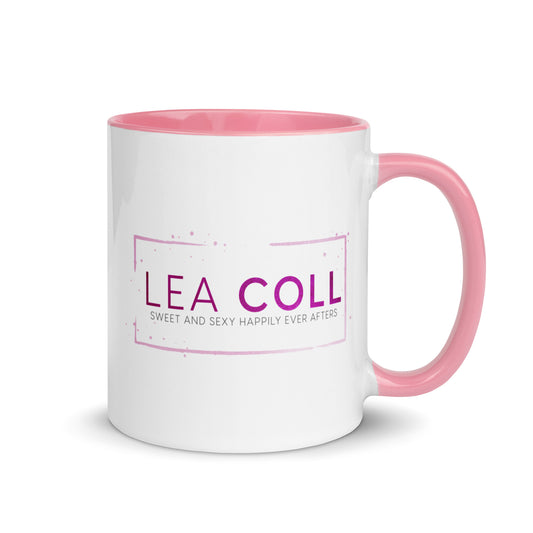 Lea Coll Rectangle Logo Pink Accent Mug (11 oz.)